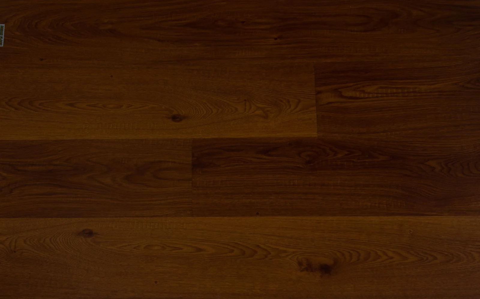 Rich dark brown wood plank