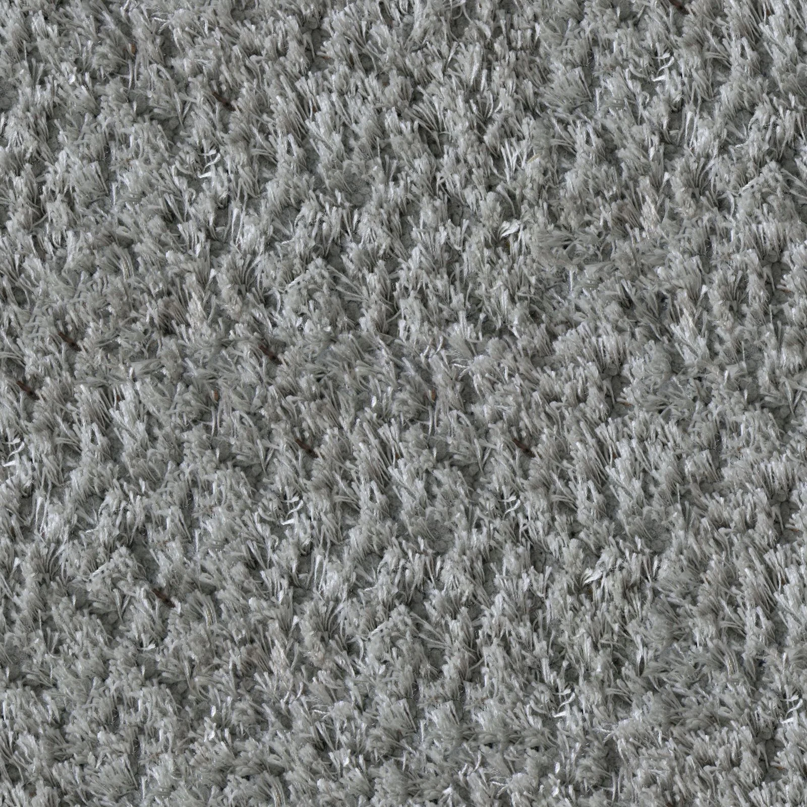 Soft plush carpet in a light gray